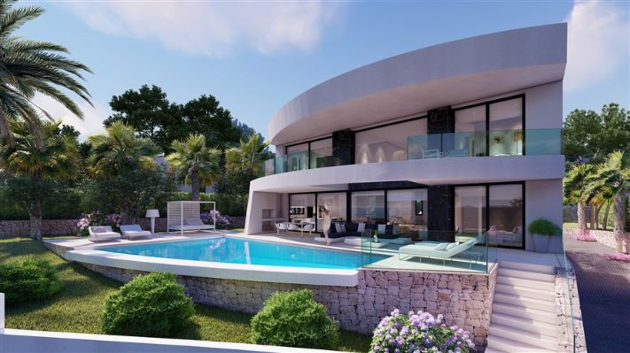 New development modern detached villa, Teulada, Alicante, Comunidad Valenciana, Spain